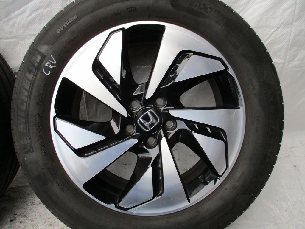 4× llanta de aluminio honda oe cr-v 5x114.3 et 45