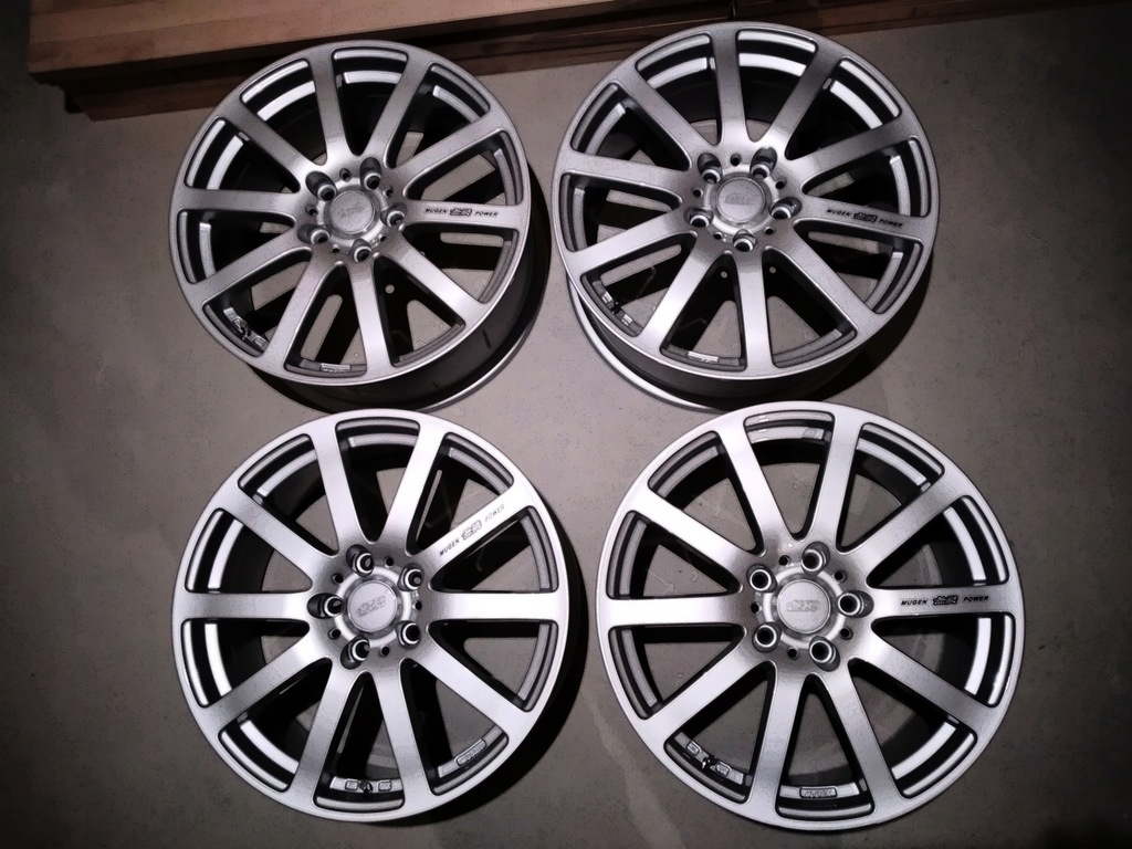 jdm llantas de aluminio mugen nr 18 5x114.3 honda