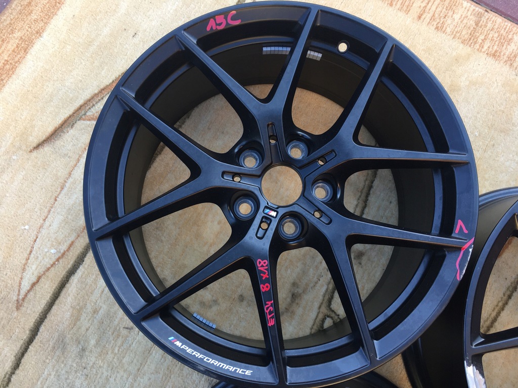bmw f40 m performance llantas negro mate org 3unidades