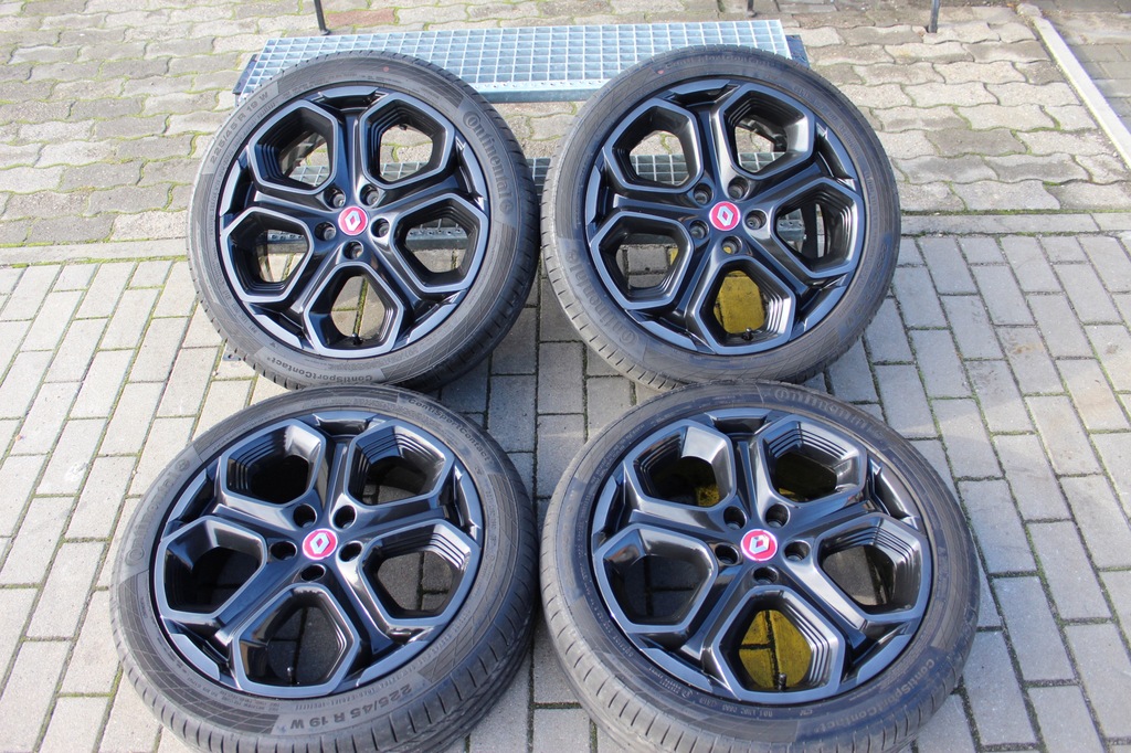 oryg renault kadjar 19'' 5x114 et40 megane iv tpms