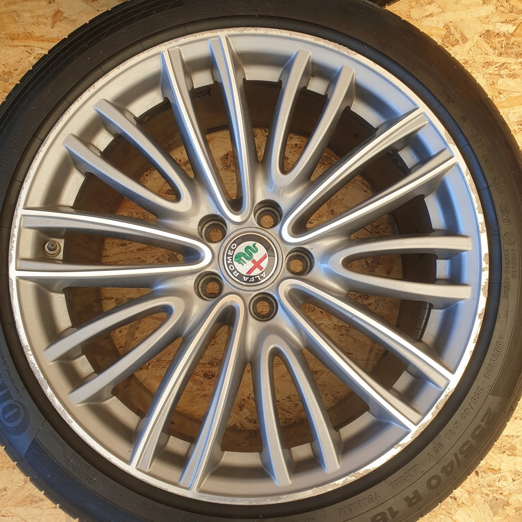 alfa romeo giulia llantas de aluminio 18'' 255/40r18 dot2020