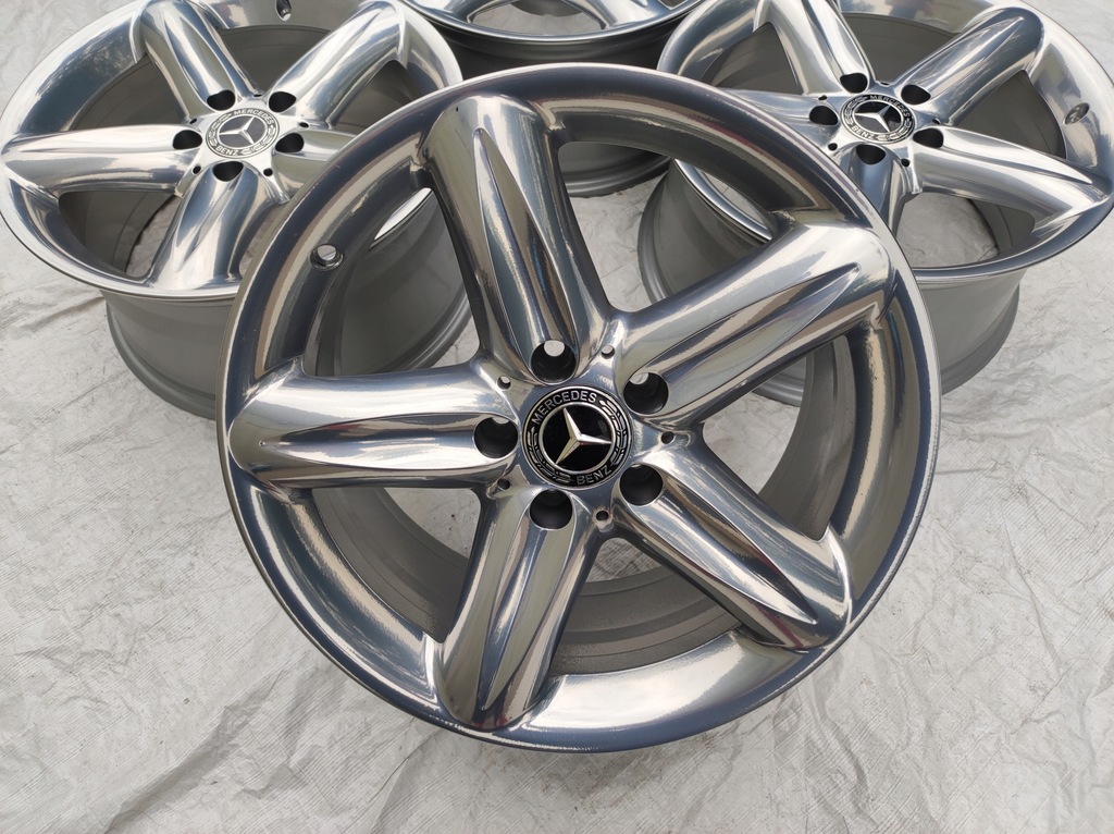 llantas de aluminio  17  pulgadas mercedes sl w230 original