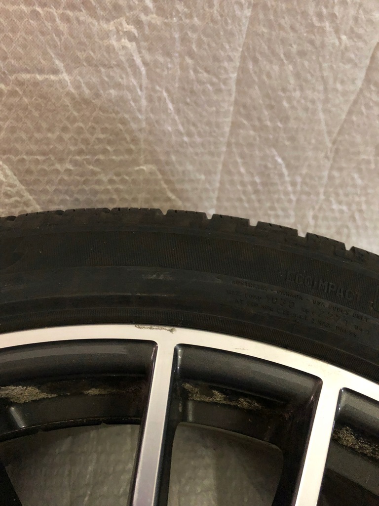 porsche cayenne 9y llanta + neumatico 9y0601025l 21 pulgadas