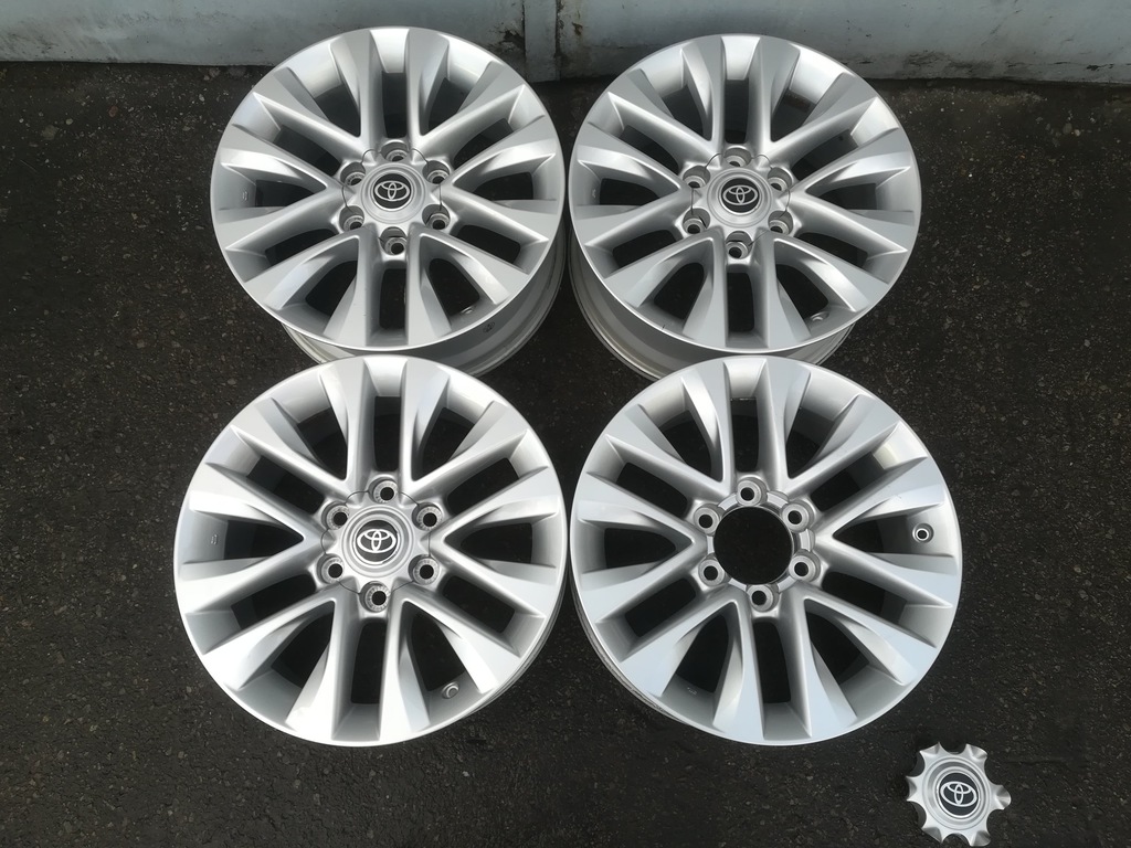 4 llantas de aluminio toyota hilux land cruiser r18