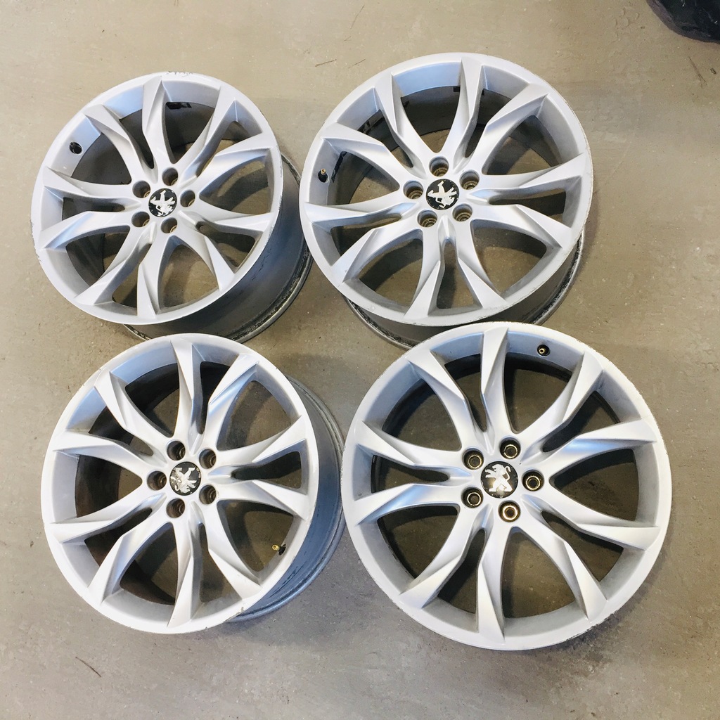 llantas de aluminio  19  pulgadas peugeot rcz lote