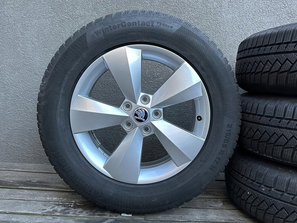 ruedas 215/65r17 565 skoda kodiaq continental 7,6mm