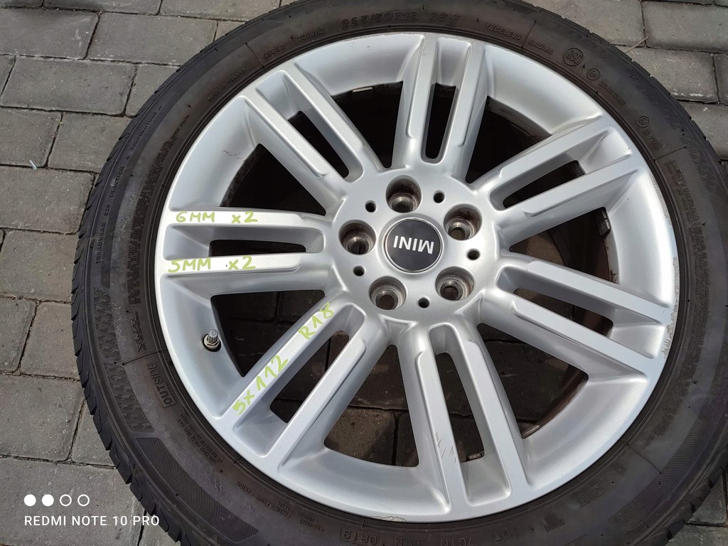 mini countryman f60 llantas de aluminio llantas r18 5x112 neumaticos