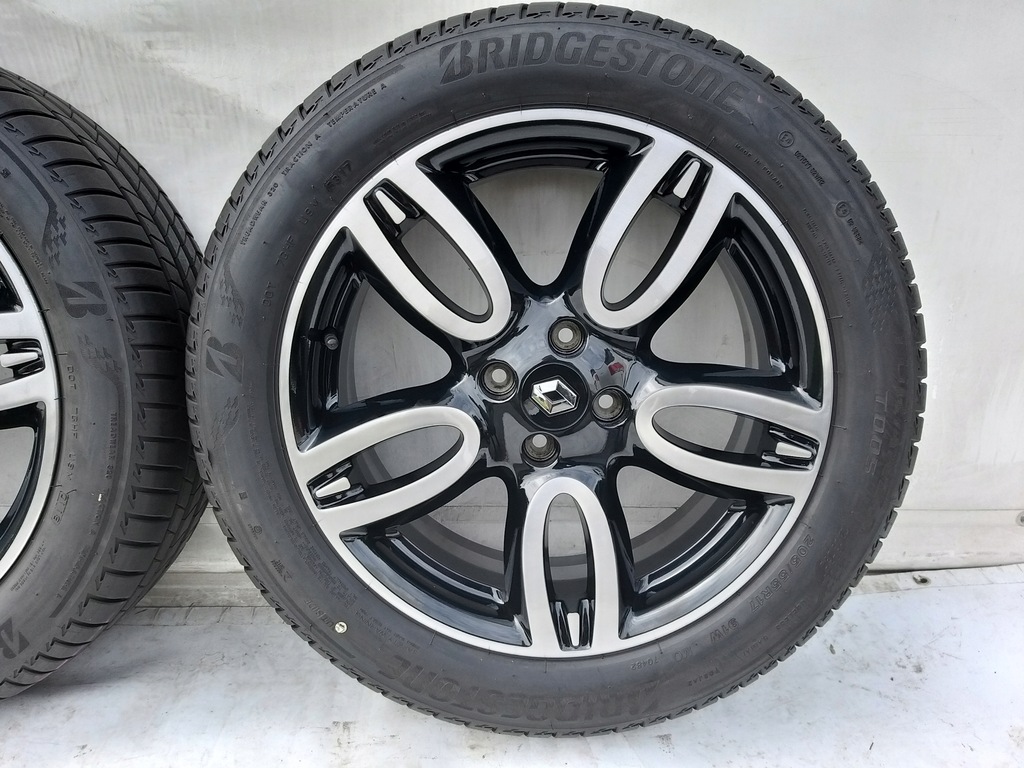 ruedas  llanta de aluminio llantas 17'' renault captur i 4x100 tpms