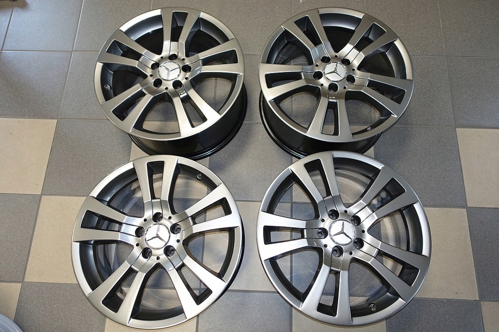 mercedes w204 llantas 18 4 unidades c-clase glk w207 w212
