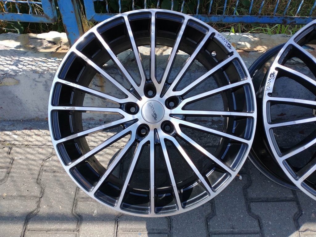 4x llanta de aluminio 8jx19 5x120 et15 brock b24 bmw