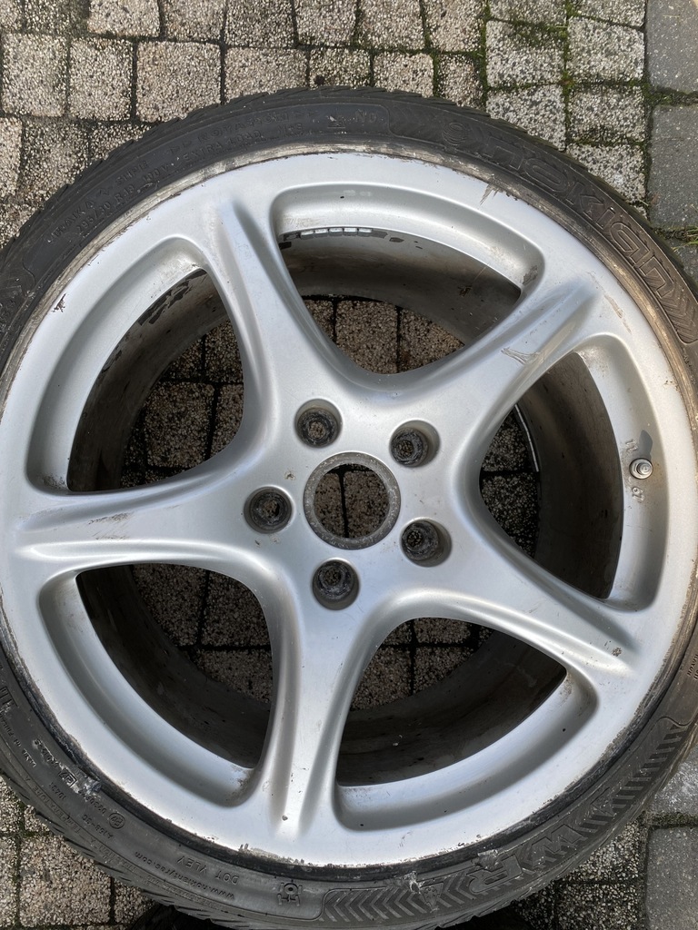 llantas de aluminio  + neumaticos invierno nokian para porsche