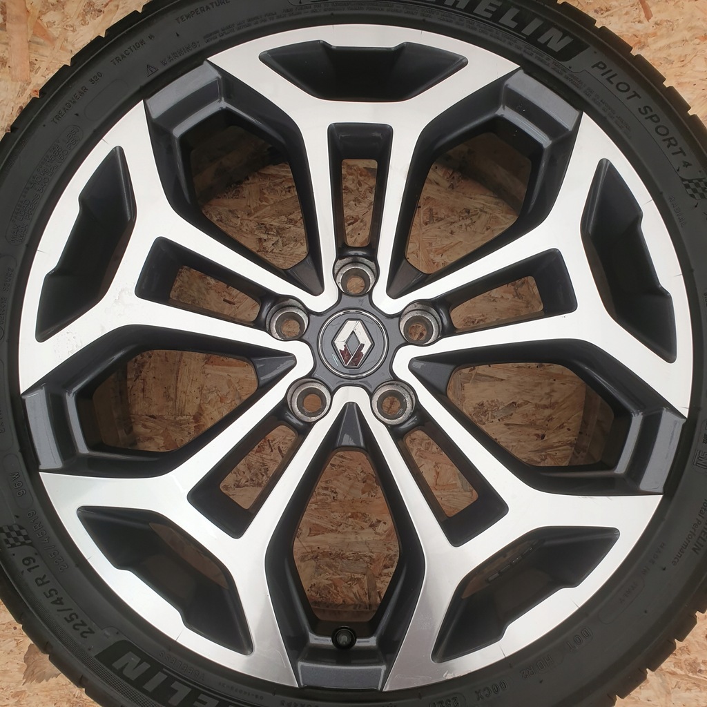 renault kadjar llantas de aluminio 19" 225/45r19 dot2321