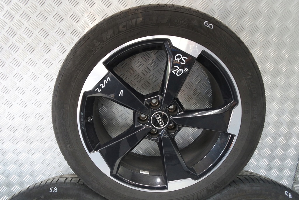 audi q5 80a s line ruedas  llanta de aluminio 20 255/45r20 verano z211