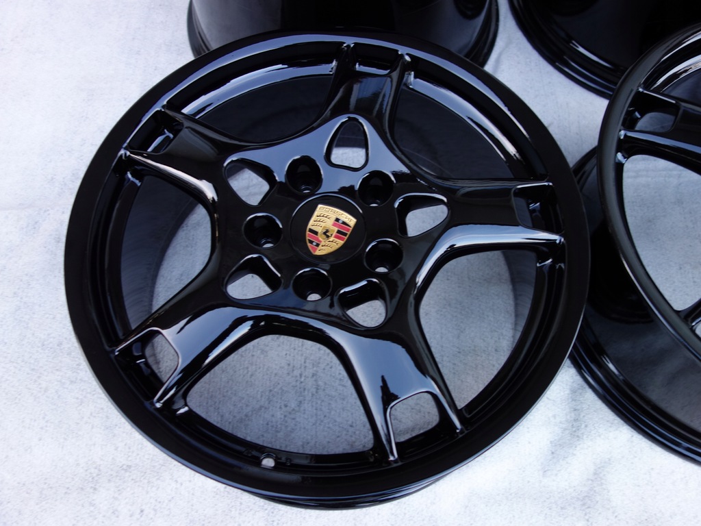 llantas porsche carerra 997 911 4s 19'' negros!!