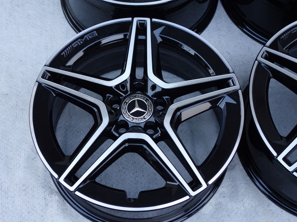 llantas mercedes c-clase w205 lift amg! 18'' negros!