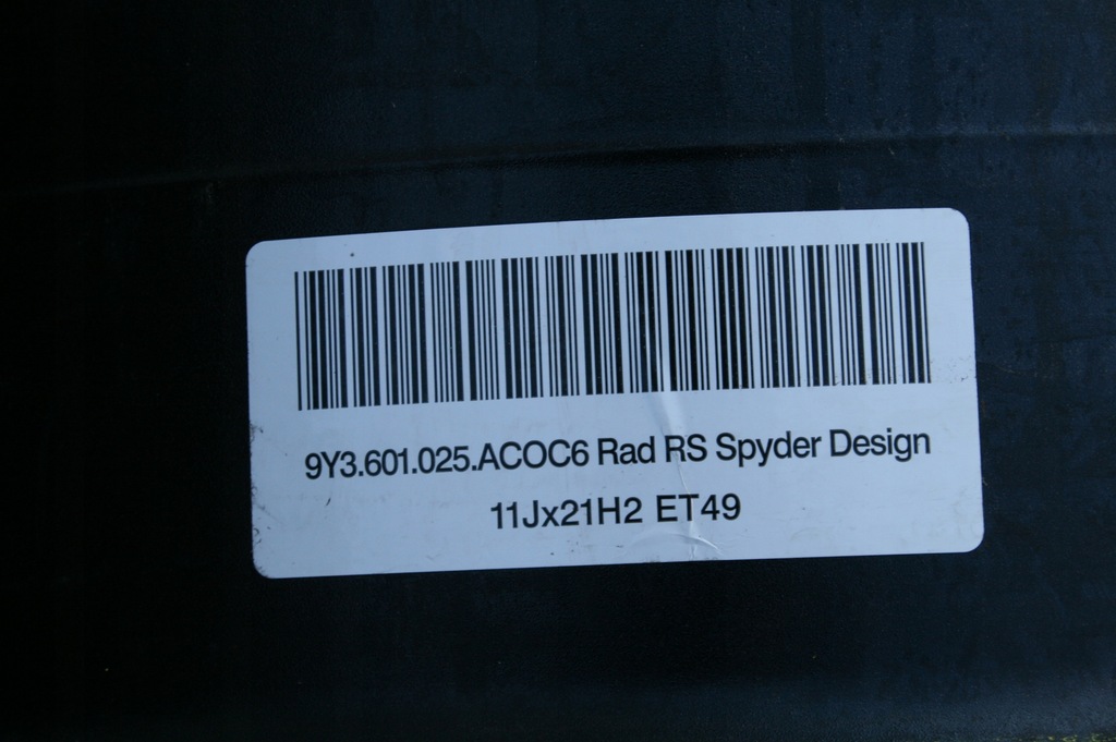 21x11 et49 original porsche cayenne 9y3 601 025 ac