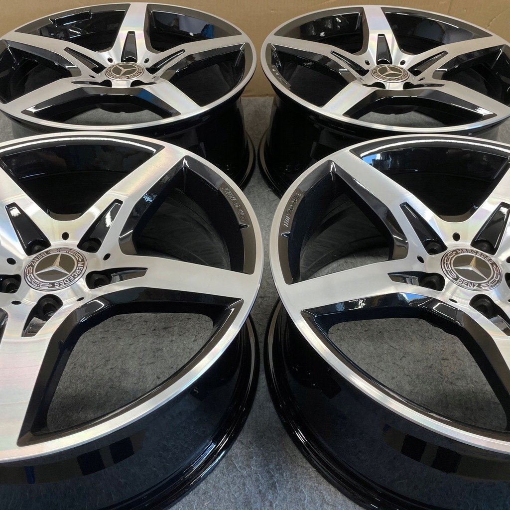 lote llantas mercedes sl 19” a231 amg 8,5jx19 19